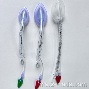 Topeng Laryngeal PVC bertetulang perubatan steril